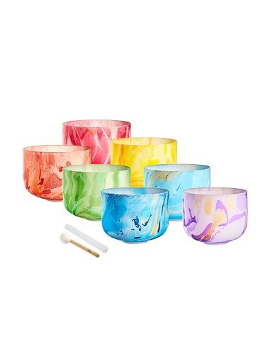 7-PIECE MARBLE CRYSTAL SING.BO