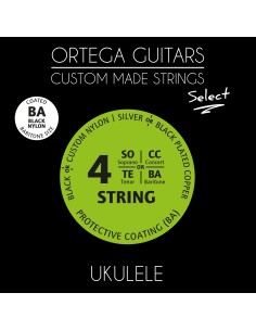 UKE BARI. SELECT STRINGS BLACK