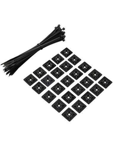 Juego de cables 50 bridas y 25