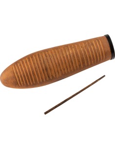 FIBERGLASS GÜIRO, BROWN GU7BR