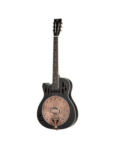 RESONATOR GUITAR,SAT BLACK,LEF