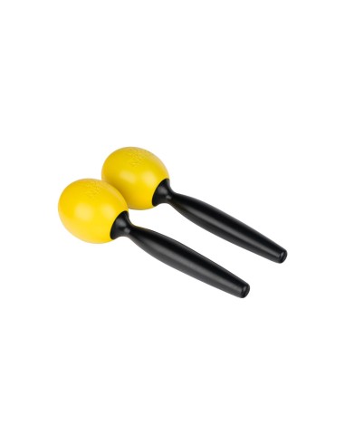 MOLDED ABS MARACAS, PAIR, YELL