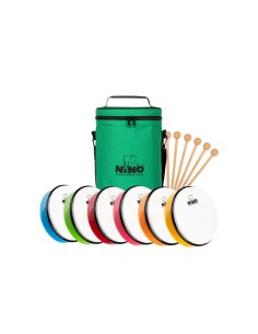 8' HAND DRUM SET, FOR 6 KIDS,