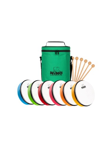 8' HAND DRUM SET, FOR 6 KIDS,