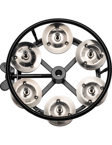 THH1BK HIHAT TAMBOURINE, BLACK