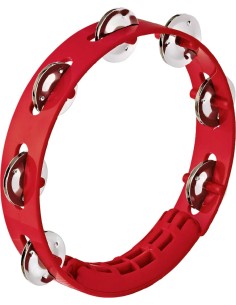 PANDERETA PLASTICO 8' ROJA NIN