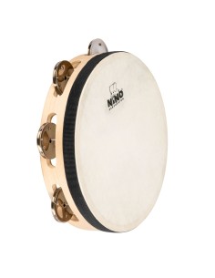 PANDERETA MADERA CON PARCHE 8'