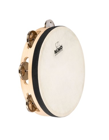 PANDERETA MADERA CON PARCHE 8'