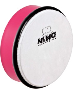 PANDERO PLASTICO 6' ROSA NINO4