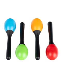 MARACAS SET, 4 UD (BL, GR, OR,