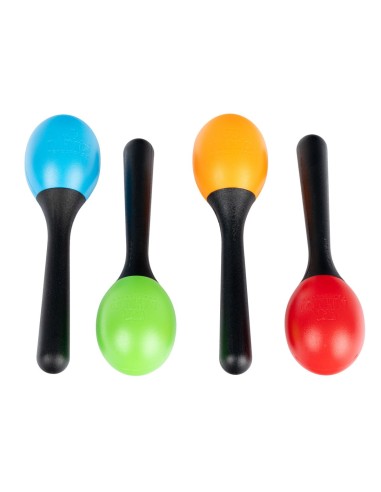 MARACAS SET, 4 UD (BL, GR, OR,