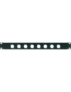 TAPA CIEGA 1U CALADA P/8 XLR R