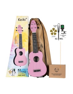 K2 S. AC SOP. UKELELE SET AGAT
