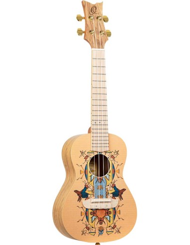 ART S. AC CONCERT UKELELE SPRU