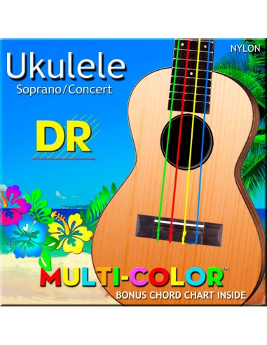 UMCSC UKELELE MULTICOLOR SOPRANO/CONCERT