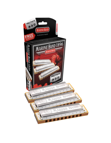 Propack Armónicas Hohner Marineband A/C/G
