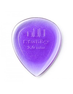 Bolsa 24 Púas Dunlop 474R-200 Stubby 2.00mm