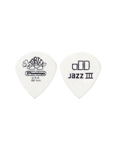 Bolsa 12 Púas Dunlop 478P-150 Tortex White Jazz III 1.50mm