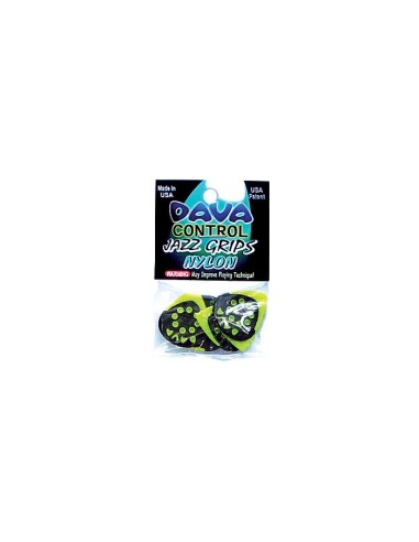 Bolsa 6 Púas Dava 9124 Control Jazz Grips Nylon