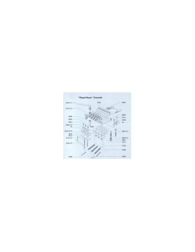 Floyd Rose Schaller Plancha Metal Alza Cejuela 0,2Mm Pack 3u 20232202
