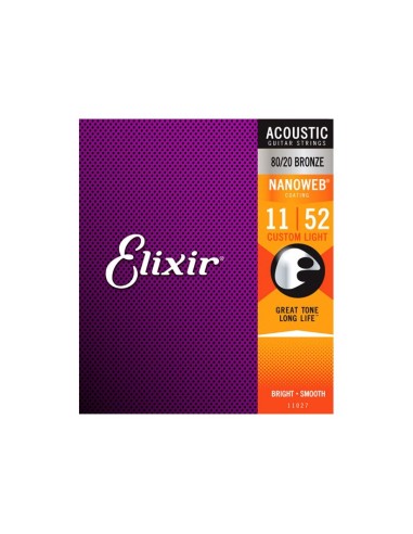 Juego Elixir Acústica Nanoweb 11027 (11-52)