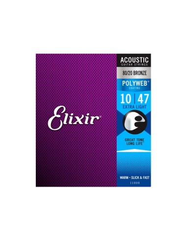 Juego Elixir Acústica Polyweb 11000 (10-47)