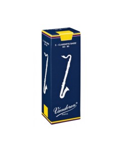 Caja 5 Cañas Clarinete Bajo Vandoren Tradicional 3 azul