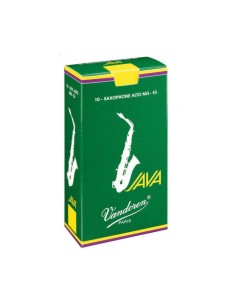 Caja 5 Cañas Saxo Tenor Vandoren Java 3 caja verde