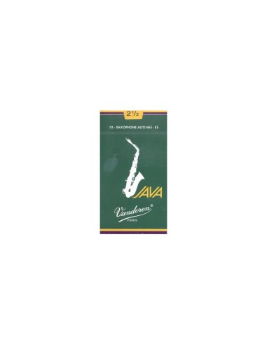 Caja 10 Cañas Saxo Alto Vandoren Java 2 caja verde