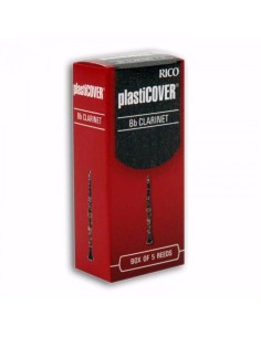 Caja 5 Cañas Clarinete Rico Plasticover 4