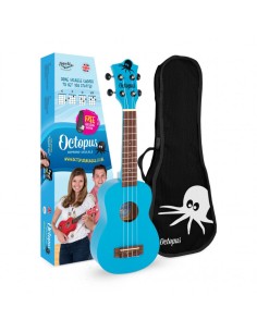 Ukelele Octopus Soprano UK-205LBU Azul Cielo