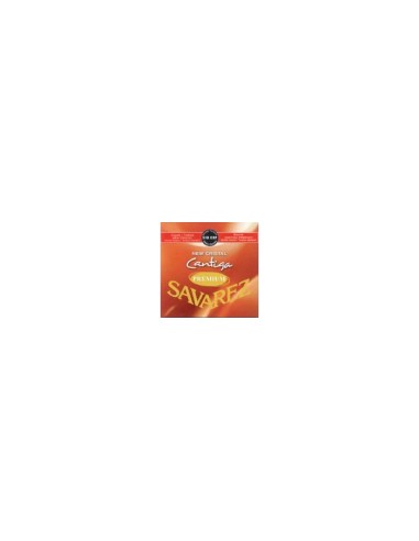 Juego Savarez New Crystal Cantiga Premium Roja Clasica 510-CRP