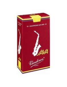 Caja 10 Cañas Saxo Alto Vandoren Java 2½ caja roja