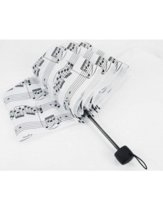 Mini paraguas blanco notas A-Gift-Republic U-2001