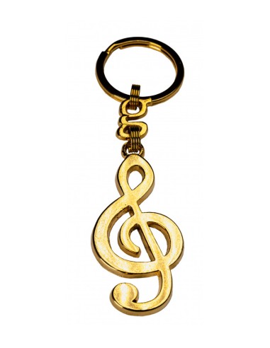 Llavero Clave de Sol Oro 18K 350467