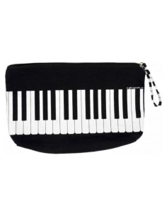 Estuche multiusos negro teclas piano A-Gift-Republic B-3018