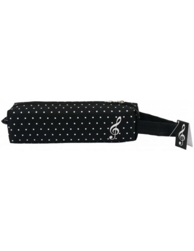 Estuche escolar negro clave de sol A-Gift-Republic P-1020