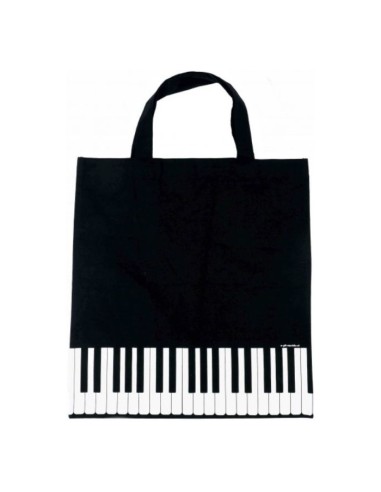 Bolsa asa negra teclas piano A-Gift-Republic B-3027