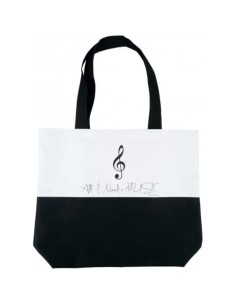 Bolsa asa tipo bolso negra y blanca A-Gift-Republic B-3029