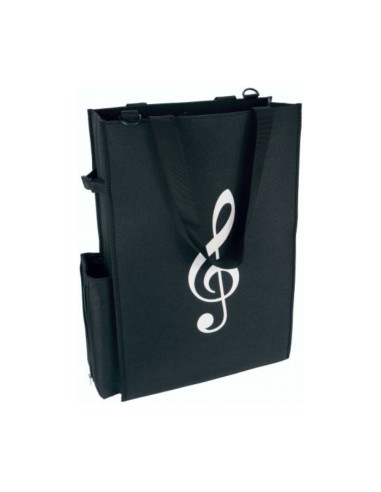 Bolsa asa al hombro negra clave de sol A-Gift-Republic B-3036