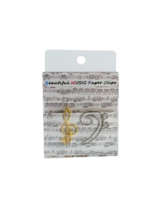 Pack 12 clips clave de sol y fa 3 cm A-Gift-Republic C-1050