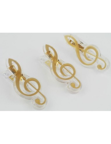 Clip clave de sol dorada 7 cms A-Gift-Republic C-1065