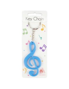 Llavero clave de sol azul A-Gift-Republic K-1003