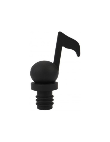 Tapón vino adorno corchea negra A-Gift-Republic H-1015