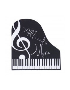 Alfombrilla ratón forma piano cola A-Gift-Republic M-6004