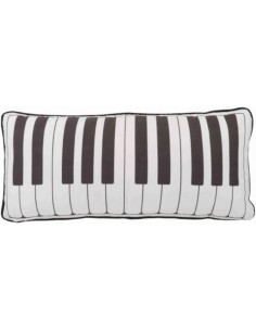 Cojín blanco teclas 66x30cm A-Gift-Republic P-2005