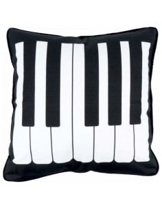 Cojín negro teclas 40x40cm A-Gift-Republic P-2014