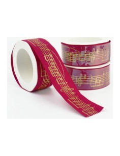 Cinta regalo roja notas doradas A-Gift-Republic R-1016