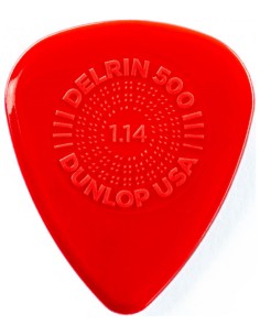 Bolsa 12 Púas Dunlop 450P-114 Prime Grip Delrin 500 1.14mm