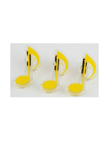 Clip corchea amarillo 7 cms A-Gift-Republic C-1075